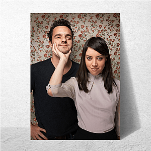 Jake Johnson Iconic Roles and Deadpan Humor Motif Jake Johnson Posters