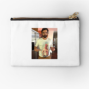 Jake Johnson Still Bringing The Laughs Design Jake Johnson Zipper Pouches