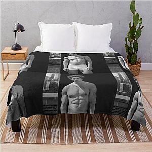 Jeremy White Throw Blanket