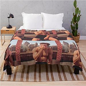 Jeremy White Throw Blanket
