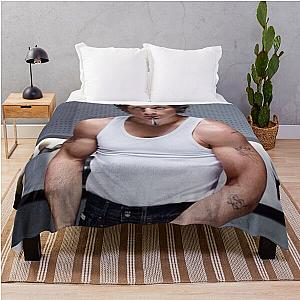 Jeremy White Throw Blanket