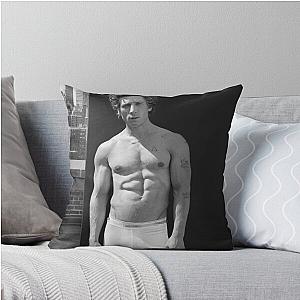 Jeremy White Throw Pillow