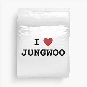 I Heart Jungwoo NCT U Duvet Cover