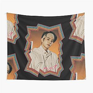Kim Jungwoo NCT Korean Kpop Retro Color Oil Paint Design Tapestry