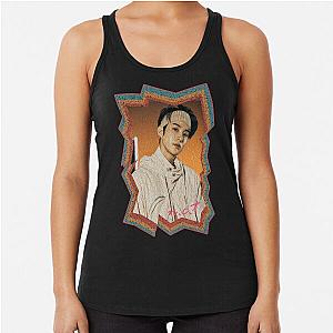 Kim Jungwoo NCT Korean Kpop Retro Color Oil Paint Design Racerback Tank
