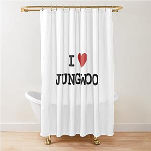 I Heart Jungwoo NCT U Shower Curtain