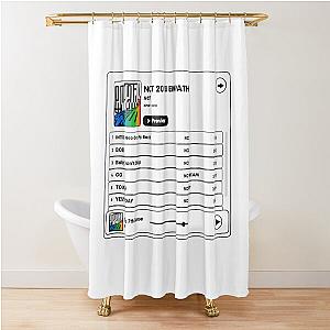 Kpop NCT Members Shower Curtain