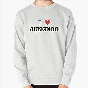 I Heart Jungwoo NCT  U Pullover Sweatshirt