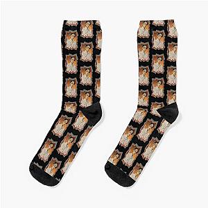Kim Jungwoo NCT Jungwoo Korean Kpop Retro Color Oil Paint Design Sock