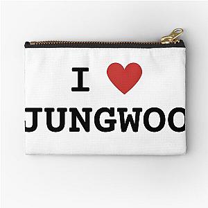 I Heart Jungwoo NCT Zipper Pouch