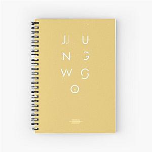 NCT Typography Jungwoo Spiral Notebook