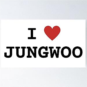 I Heart Jungwoo NCT U Poster