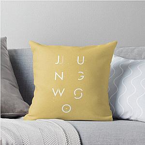 NCT Typography Jungwoo Throw Pillow