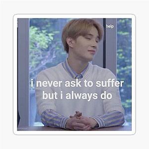 Jungwoo is suffering sticker