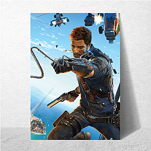 Just Cause 3 Grapple Hook Wingsuit Aesthetic Just Cause 3 Posters