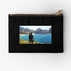 Just Cause 3 Iconic Explosions and Freefall Fun Motif Just Cause 3 Zipper Pouches