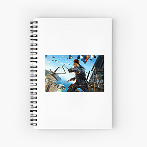 Just Cause 3 Grapple Hook Wingsuit Aesthetic Just Cause 3 Notebook