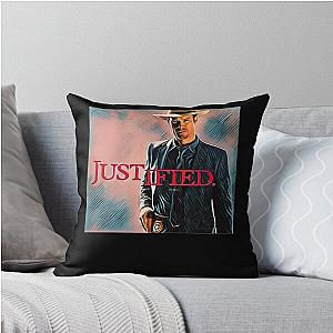 Justified Raylan Givens Graphic Design Throw Pillow