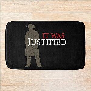It Was Justified Bathmat