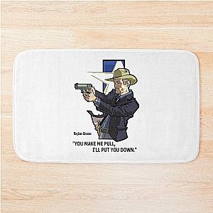 Raylan Givens Justified Bath Mat