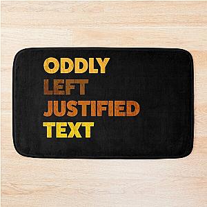 Left Justified Bath Mat