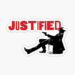 Justified Sticker