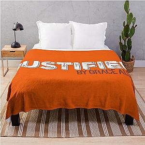 Justified by Grace Throw Blanket
