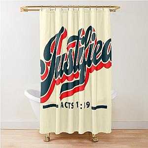 Justified Shower Curtain