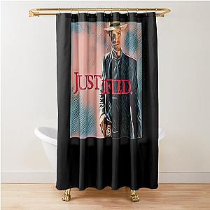 Justified Raylan Givens Graphic Design Shower Curtain