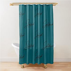 Justified Romans Shower Curtain