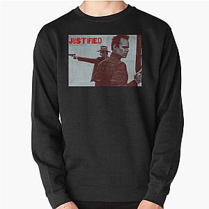 Justified Graphic Design Pullover Sweatshirt