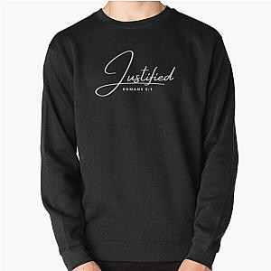 Justified Romans 5:1 Pullover Sweatshirt