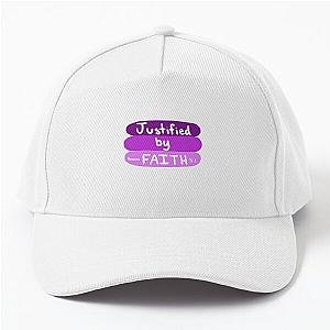 Justified by Faith Romans 5:1 Baseball Cap