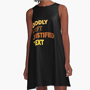 Oddly Justified A-Line Dress