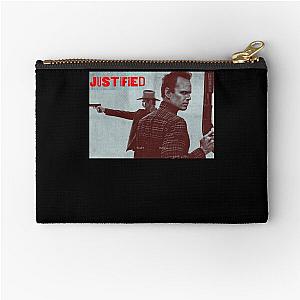 Justified graphic design Zipper Pouch