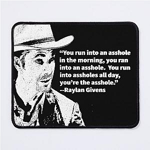 Raylan Givens Justified Mouse Pad
