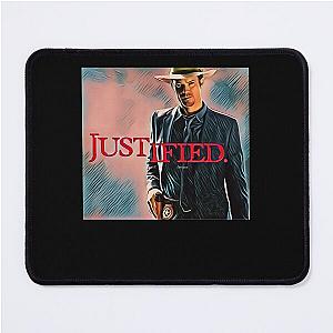 Justified Raylan Givens Graphic Design Mouse Pad