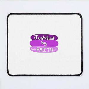 Justified by Faith - Romans 5:1 Mouse Pad