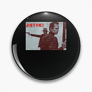 Justified graphic design pin