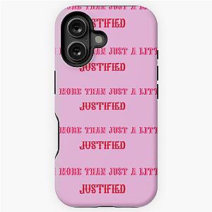 JUSTIFIED iPhone Case