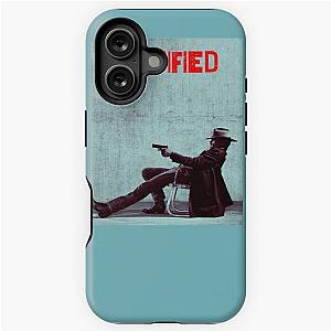 Justified graphic design iPhone tough case