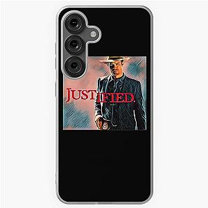 Justified Justifying Raylan Givens graphic design Samsung Galaxy Soft Case