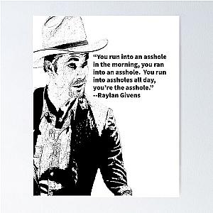 Raylan Givens Justify Poster