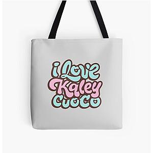 I Love Kaley Cuoco Print Tote Bag