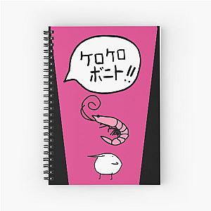 Kero Kero Bonito logo, shrimp and Berd Spiral Notebook