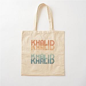 Khalid Retro My Name Is Khalid Cotton Tote Bag
