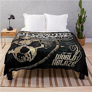 Killswitch Engage set the world ablaze throw blanket