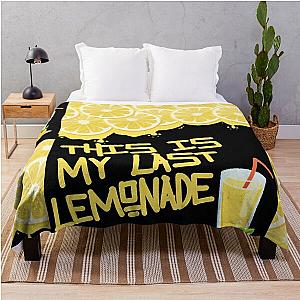 My Last Lemonade Throw Blanket