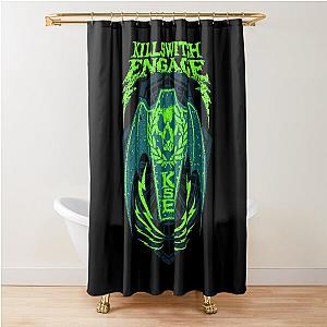 Killswitch Engage The Journey of Life and Metalcore Music Shower Curtain