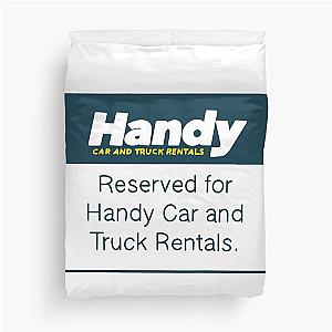 Kim's Convenience Handy Parking Sign Duvet Cover